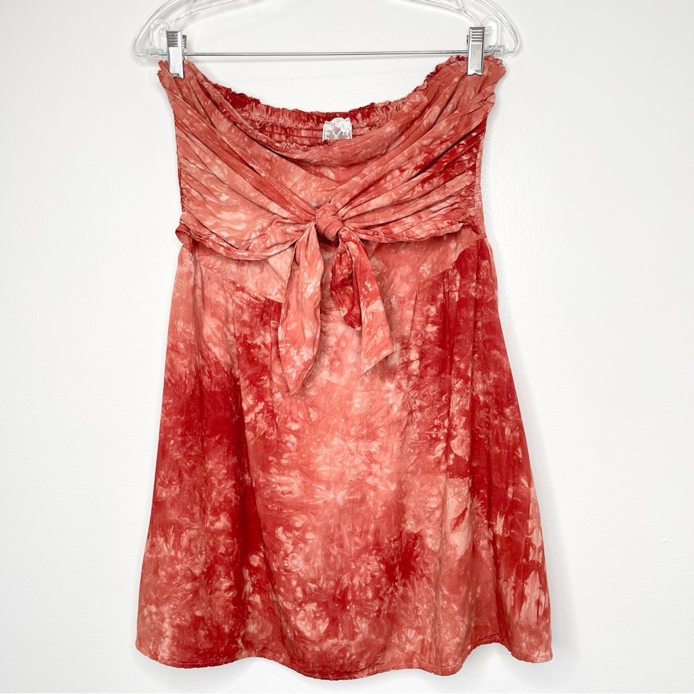 Sadie & Sage Strapless Tie Dye Dress Size L